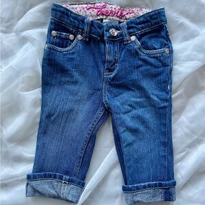 Vintage 4T Levi’s Cuffed Capri Jeans